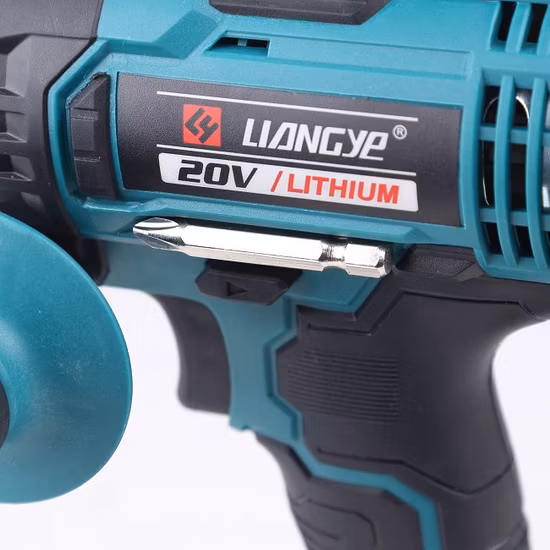 Комбинированный комплект электроинструментов Liangye 18 В, аккумуляторная аккумуляторная ударная дрель и ударная дрель