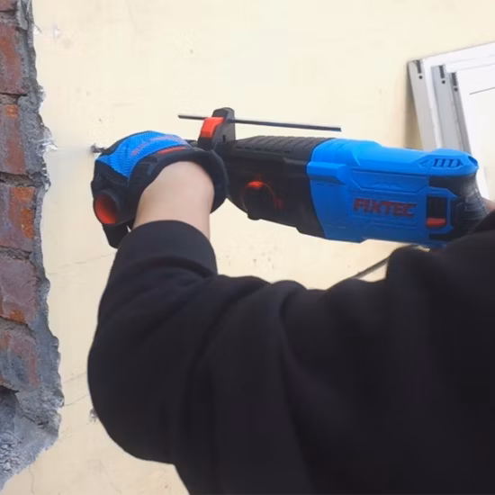 Бесщеточный аккумуляторный перфоратор Fixtec Аккумуляторная ударная дрель Бесщеточный перфоратор с быстросменным патроном SDS